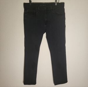 Mott & Bow Slim Jay Black Denim Jeans size 35x30